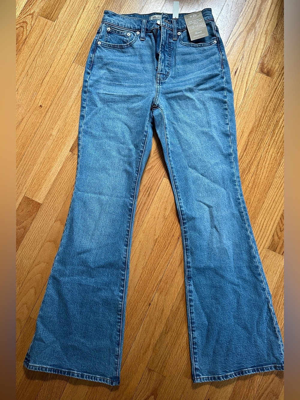 Madewell High-Rise Perfect Vintage Flare Jeans - Medium Blue Wash